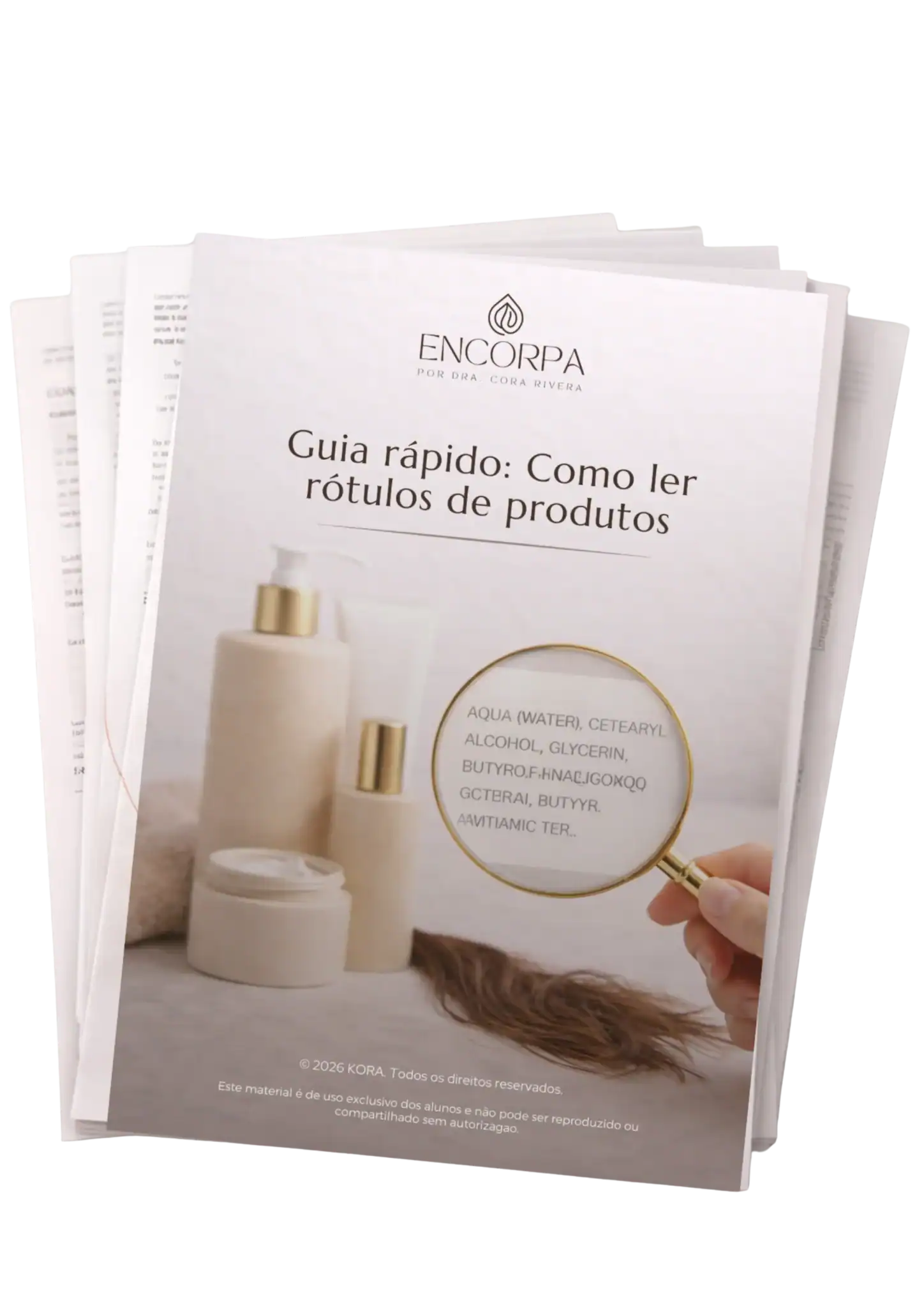 Mockup do Guia rápido Como ler rótulos de produtos